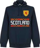 Schotland Team Hooded Sweater - Navy - XXXL