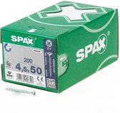 Spax Spaanplaatschroef Verzinkt PK 4.5 x 50 (200) - 200 stuks