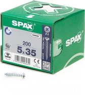 Spax Spaanplaatschroef Verzinkt PK 5.0 x 35 - 200 stuks