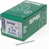 Spax Spaanplaatschroef Verzinkt Torx 5.0 x 70 (100) - 100 stuks