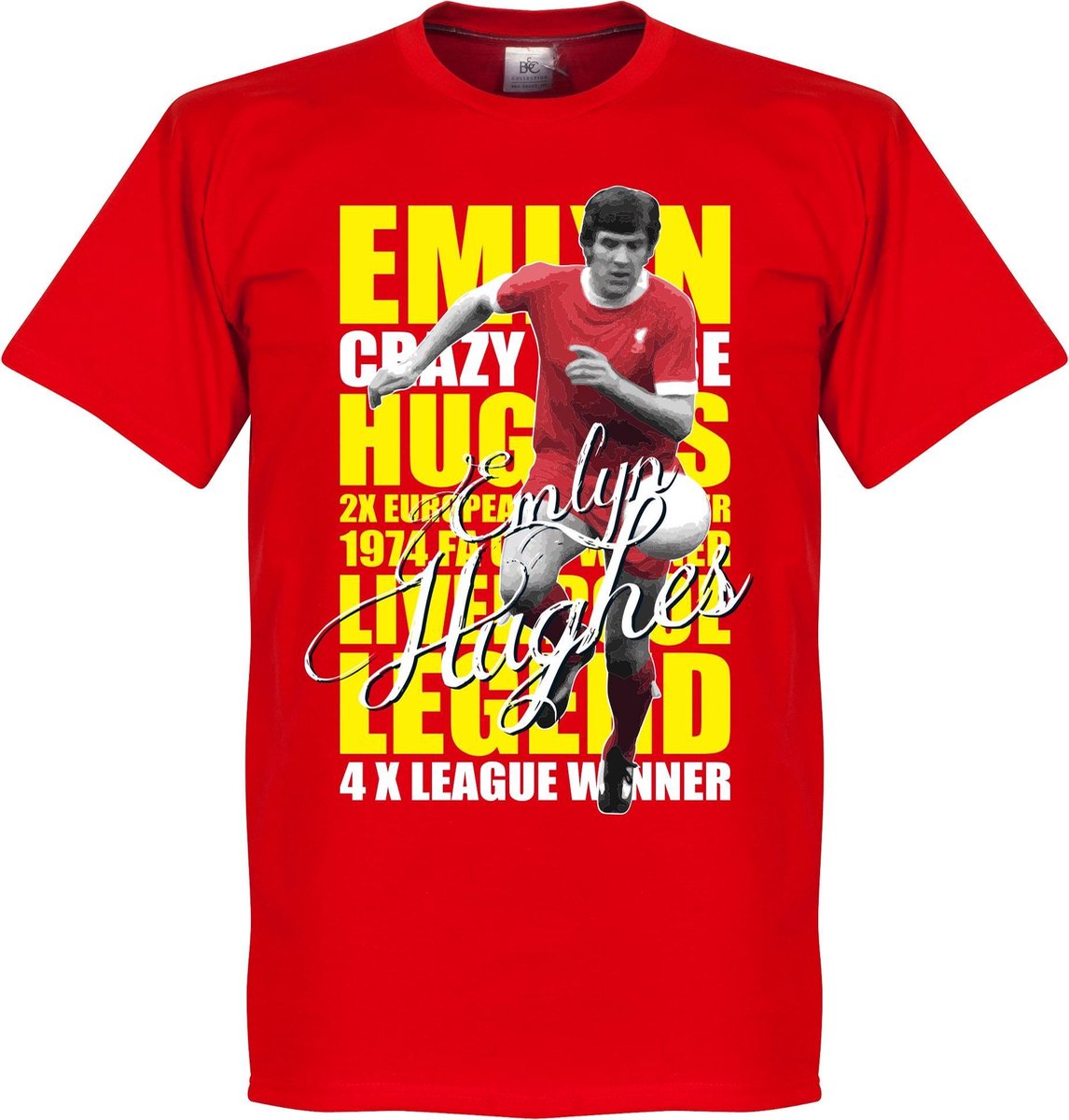 Emlyn Hughes Legend T-Shirt - XXXL