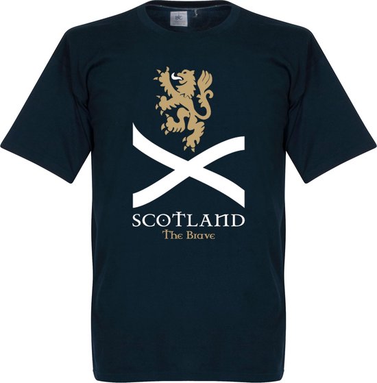 Schotland The Brave Saltire T-Shirt - XXL