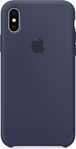 Apple Siliconen Back Cover voor iPhone X - Blauw
