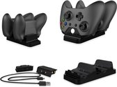 S&C - Xbox One S/X Controller charging dock - Dual Battery Pack Accu Controller Dock Charger Oplaad Station - Laadstation
