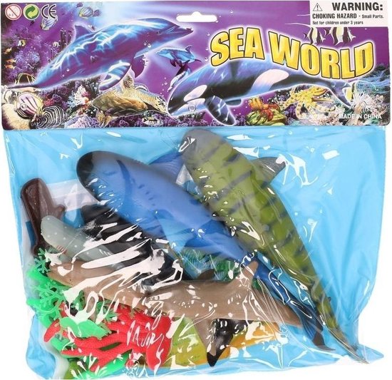 logboek Zielig stroom Zeedieren/oceaan dieren speelgoed 12-delig - Plastic kleine speelfiguren  voor kinderen | bol.com