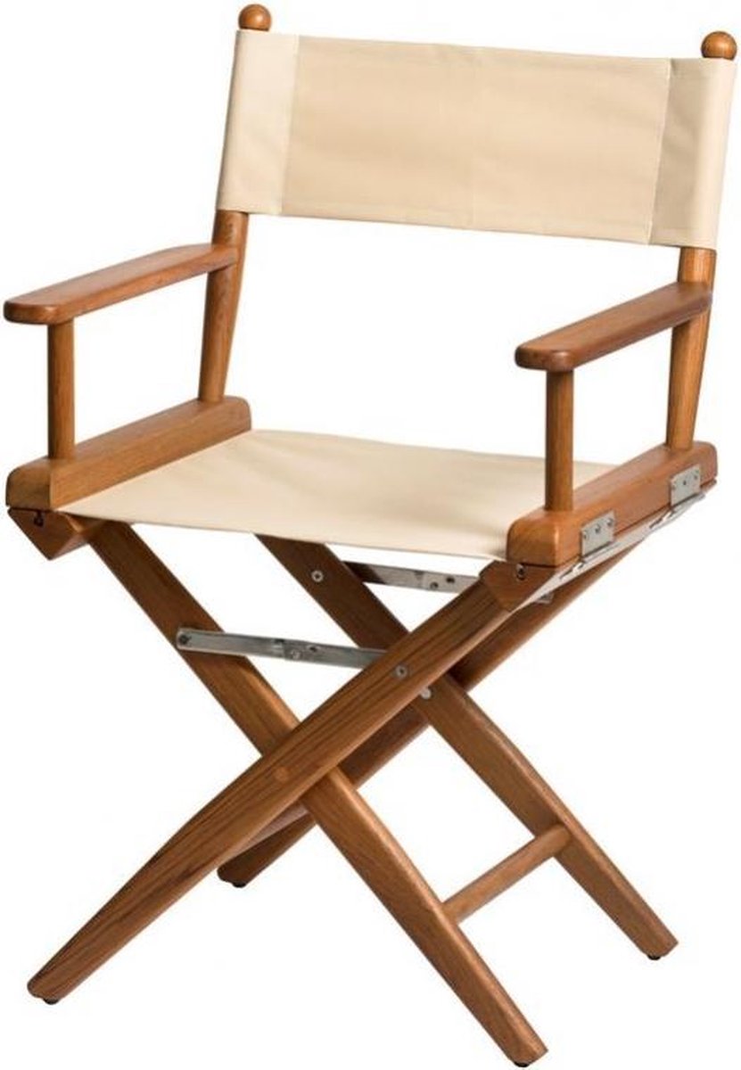 Regiestuhl Teak DeLuxe mit Sitzfläche aus Segeltuch - Bild 3 von 6