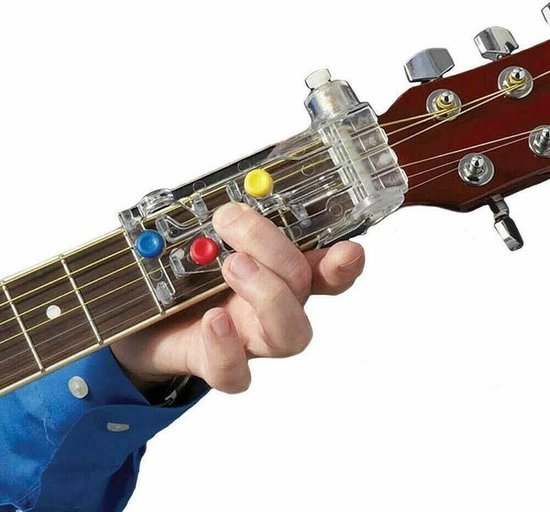 baai specificeren Memo WiseGoods - Gitaar leren Spelen - Elektrische Gitaar Chordbuddy - Teaching  Aid Gitar -... | bol.com