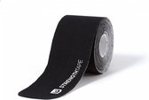 Ironman Strengthtape kinesiologie tape - kleur zwart - lengte 5m - niet voorgesneden