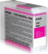 Epson T580A - Inktcartridge / Licht Magenta