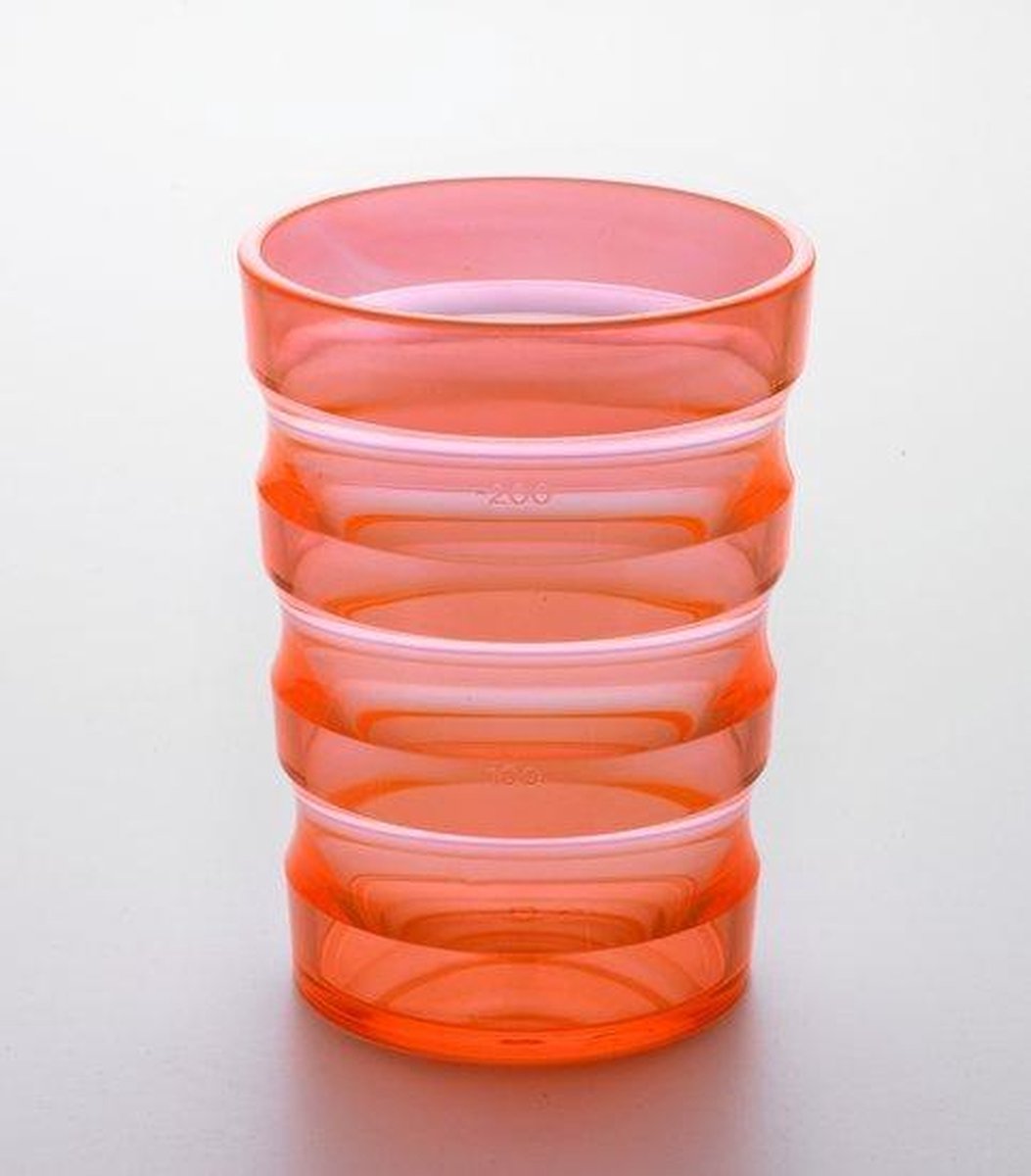 Comforthulpmiddelen Ribbelbeker Sure Grip - oranje