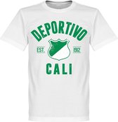 Deportivo Cali Established T-Shirt - Wit - XXXXL
