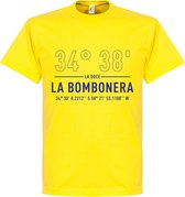 Boca Juniors La Bombonera Coördinaten T-Shirt - Geel - XL