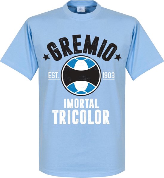 Gremio Established T-Shirt - Lichtblauw - XXL