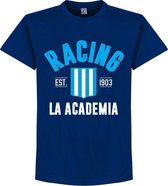 Racing Club Established T-Shirt - Navy Blauw - XL