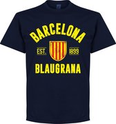 Barcelona Established T-Shirt - Navy - XL