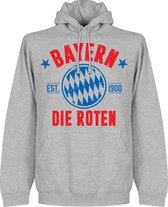 Bayern Munchen Established Hooded Sweater - Grijs - M