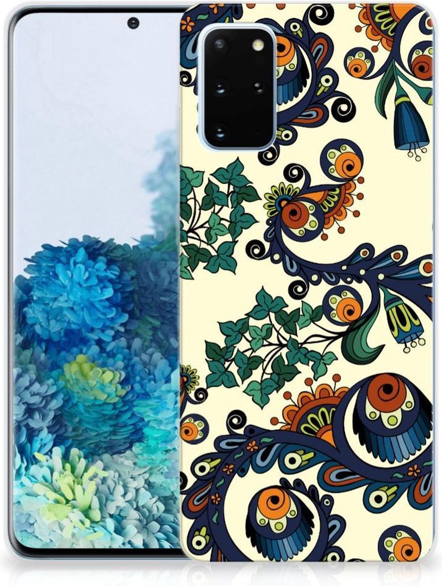 Siliconen Hoesje Samsung Galaxy S20 Plus Barok Flower