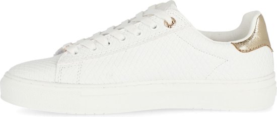 Mexx Sneakers wit; goud 37 | bol.com