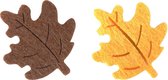 decoratie figuurtjes Blaadjes Blad cadeau sticker 10 stuks