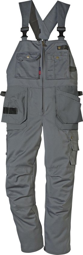 Fristads Amerikaanse Overall Pro Grijs Mt 52 | bol.com