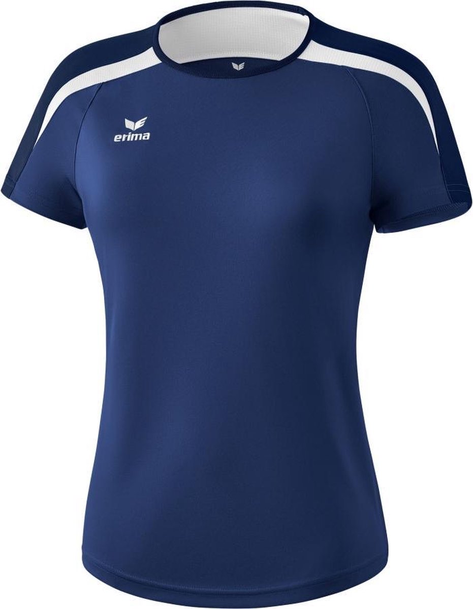 Erima Liga 2.0 T-Shirt Dames - New Navy / Donker Navy / Wit | Maat: 44