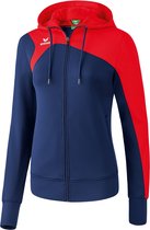 Erima Club 1900 2.0 Trainingsjack Met Capuchon Dames - New Navy / Rood | Maat: 36