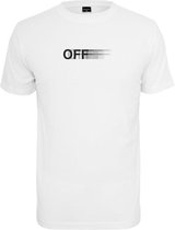 Heren T-Shirt Blurry OFF Tee wit