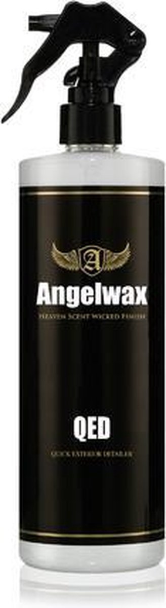 Angelwax QED Exterior Detailspray 500ml - unieke formule voegt een extra beschermende laag bovenop uw bestaande wax of coating om zo het glanzende en beschermende resultaat van uw auto te versterken
