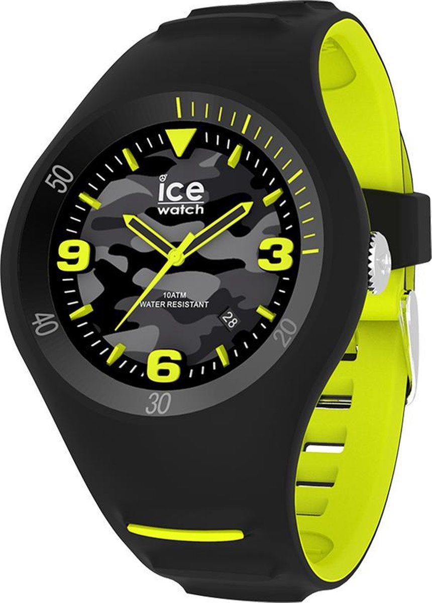 Ice Watch P. Leclercq - Black army 017597 Horloge - Siliconen - Zwart - Ã˜ 42 mm