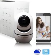 Directsmart - Babyfoon - Beveiligde babyfoon - Beveiligingscamera - babyfoon met app - 1080P HD - Beweging en geluid sensor - Automatisch tracken - Draadloze Beveiligingscamera - IP Camera - Wifi Camera - Beste babyfoon