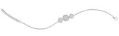 Velini Jewels -BR2044W-925 zilver Armband -gerodineerd gezet met Cubic Zirkonia- 17CM