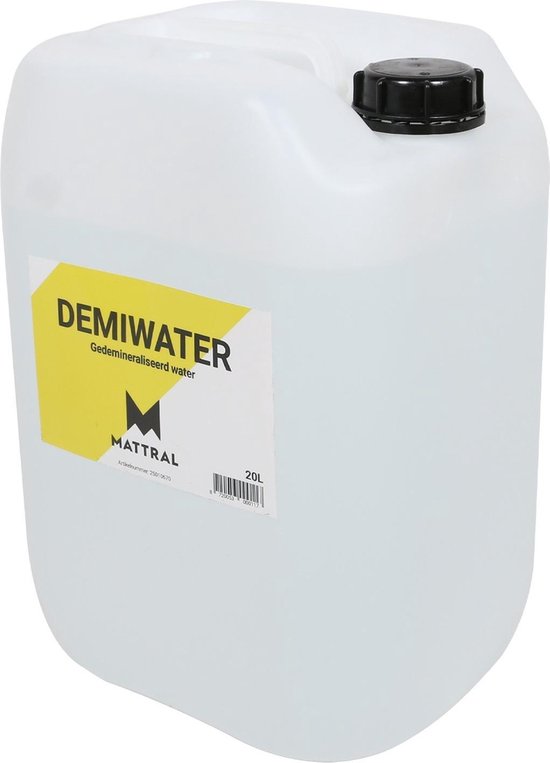 Demiwater - Gedemineraliseerd water - Accuwater - 20 liter | bol.com