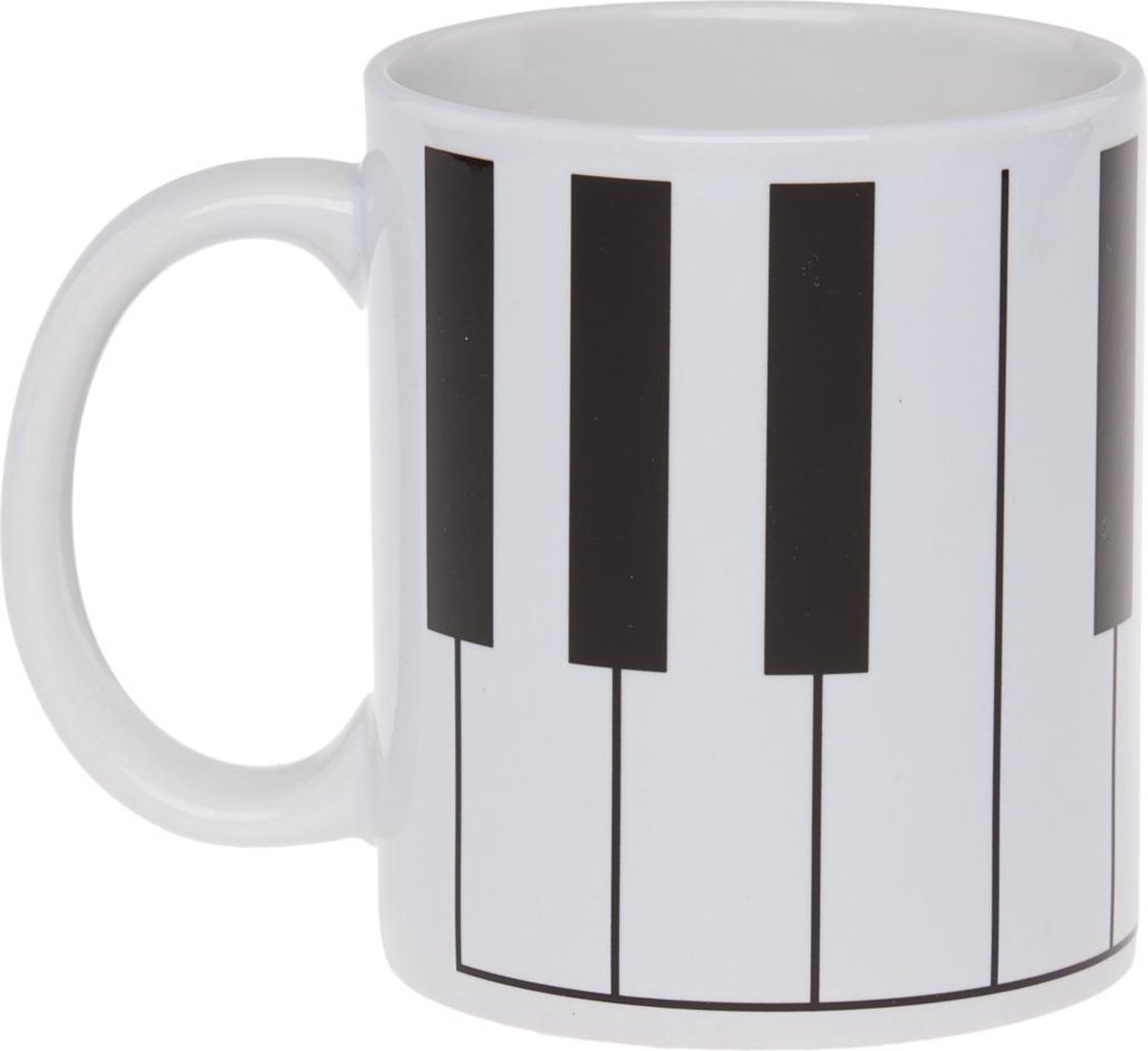 Mok (300 ml) met herhalende pianotoetsen