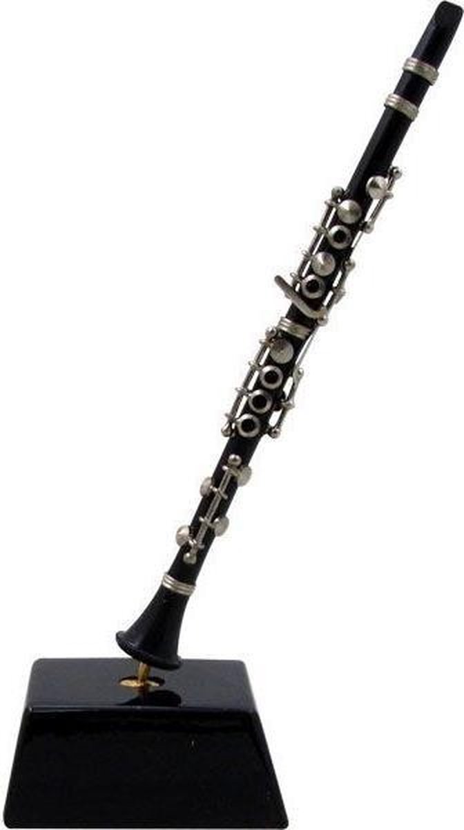 Music Gifts - Miniatuurinstrument klarinet 12 cm