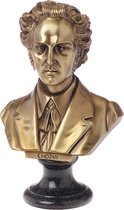 Bronzen Borstbeeld Chopin 22 cm