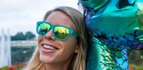 GoodR - OG - Nessy's Midnight Orgy - Hardloop Zonnebril - Green - M van Merkloos — afbeelding 5