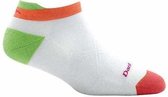 Darn Tough Vertex No Show Tab Ultralight Cushion Hardloopsokken Wit Unisex