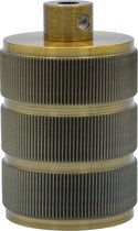 Fitting 'Magnus' metaal Goud Brons - E27 - 2-polig