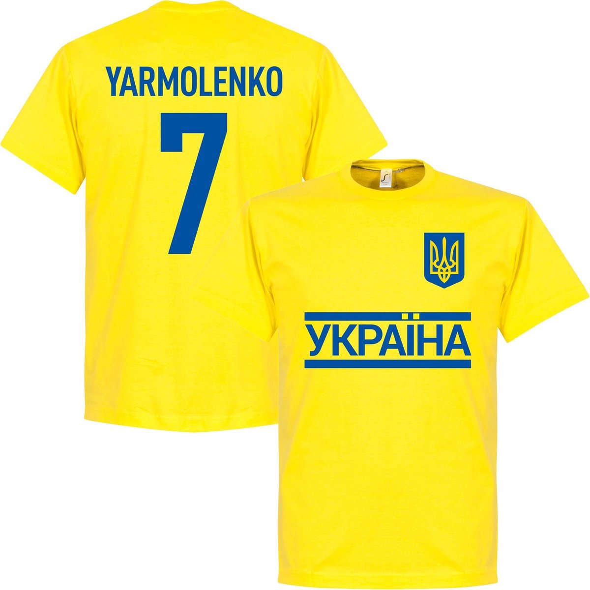 Oekraïne Team Yarmolenko T-Shirt - XL