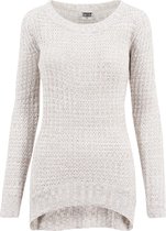 Kers Per Beeldhouwer Dames trui Ladies Long Wideneck Sweater wit | bol.com
