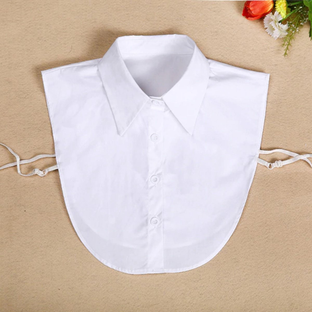 Pless® - Blouse kraagje dames - Losse kraag voor onder je trui of jurkje - One size - Wit