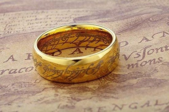 Lord Of The Rings | Ring | The One Ring | Inclusief Ketting Hanger |  Sieraad | bol.com