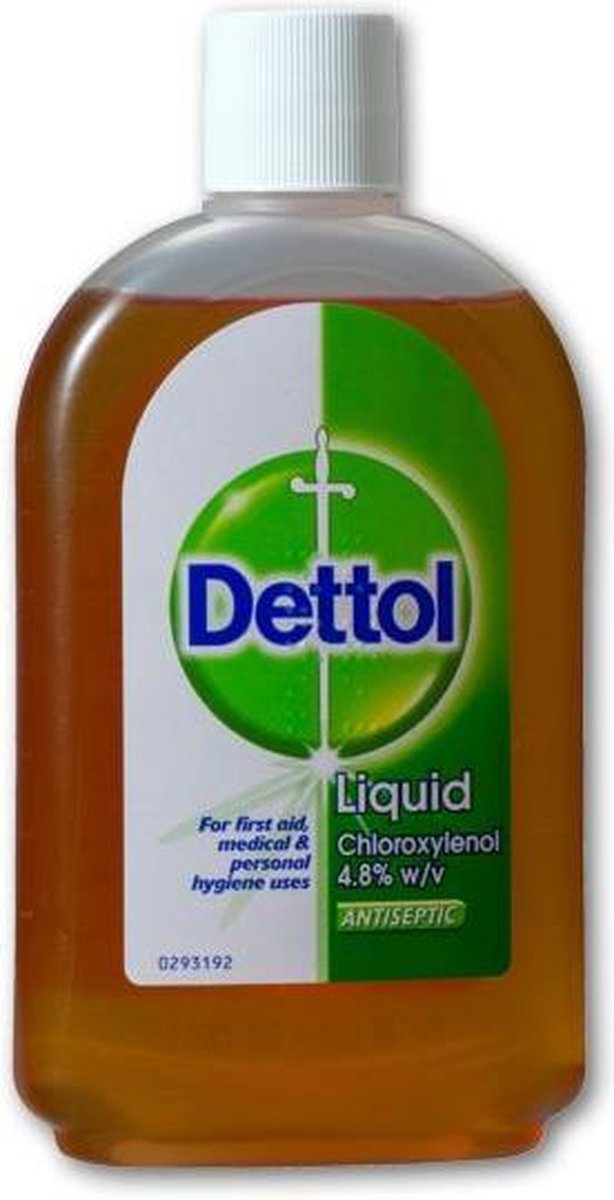 probleem Rimpelingen whisky Dettol liquid allesreiniger chloroxylenol 4.8 ontsmetting antiseptische...  | bol.com