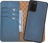 Bouletta - Samsung S20 Plus - Uitneembare leder hoesje - Midnight Blue