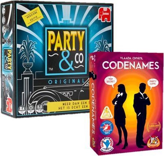 Afbeelding van het spel Spelvoordeelset Codenames - Gezelschapsspel & Party & Co Original - Gezelschapsspel
