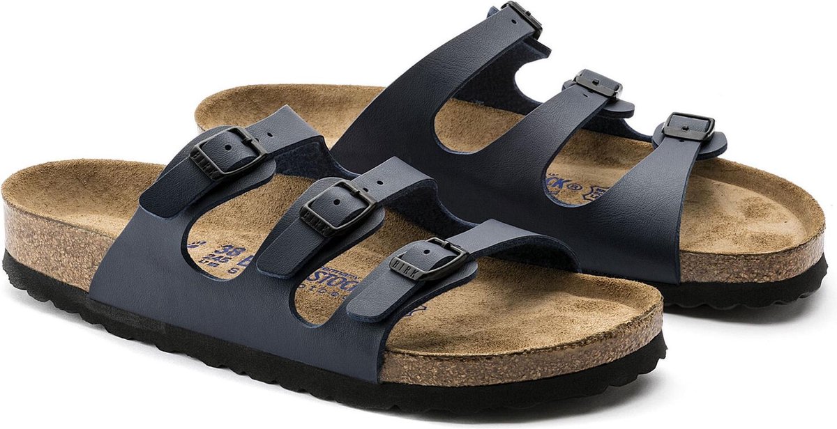 Birkenstock Slippers – Vrouwen donker Blauw