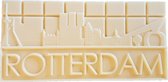 Rotterdam skyline reep witte chocolade 3 stuks