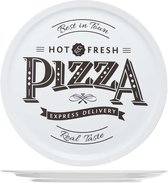 Assiette à pizza Cosy & Trendy 'Hot & Fresh' - Ø 30 cm - Set-6