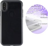 BackCover Layer TPU + PC Apple iPhone Xs Max Zwart