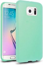 Hoesje CoolSkin3T TPU Case voor Samsung Galaxy S6 Edge Transparant Turquoise